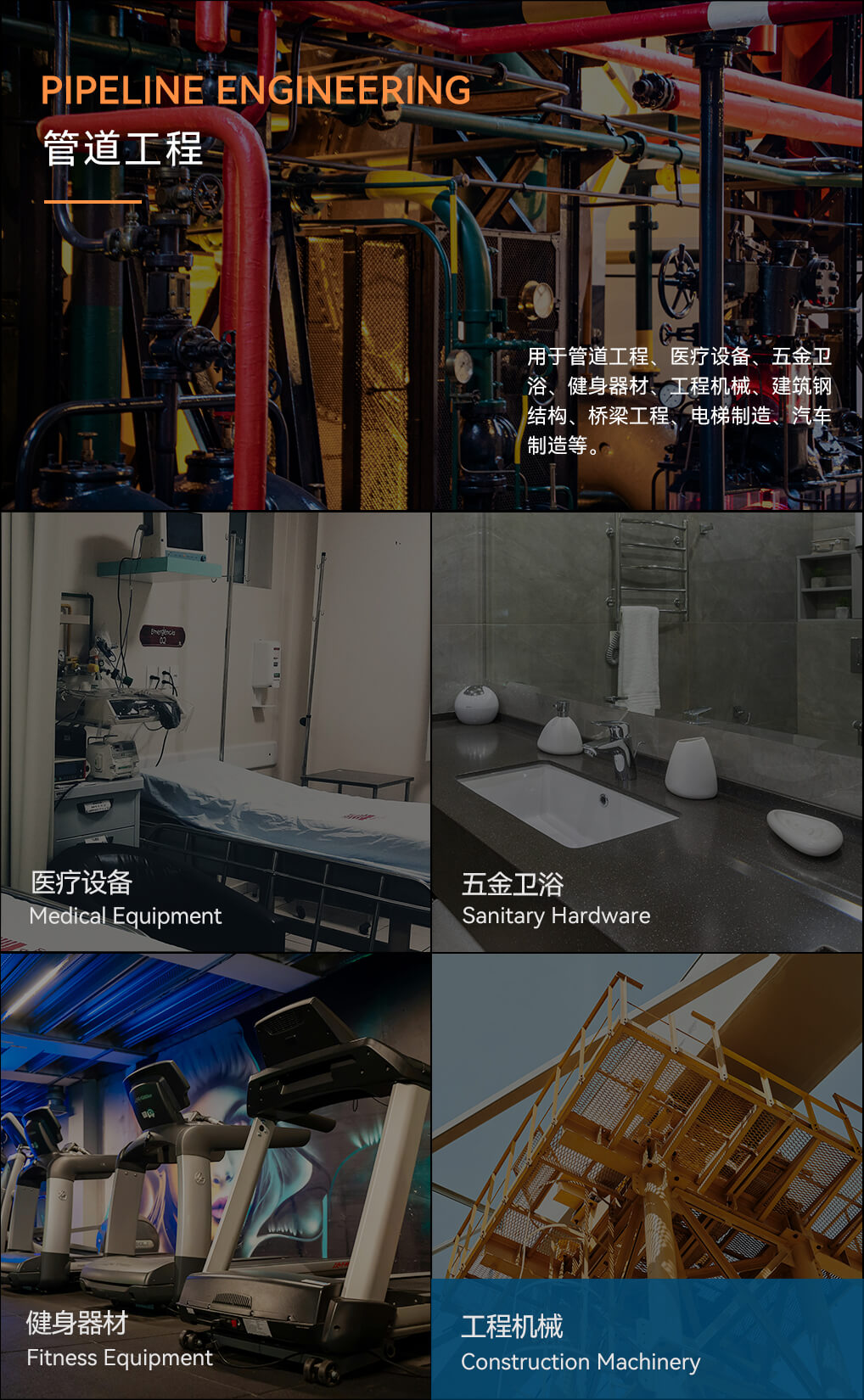 GF-6024双卡盘激光切管机的应用领域