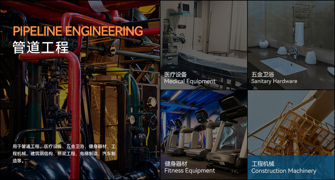 GF-6024双卡盘激光切管机的应用领域